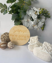 Load image into Gallery viewer, Single Announcement Disc - Surprise! We're going to be parents