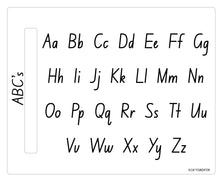 Load image into Gallery viewer, Personalised Trace &amp; Erase Educational Boards- ABC's