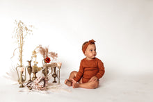 Load image into Gallery viewer, Biscuit Long Sleeve Bodysuit- Organic Clothing
