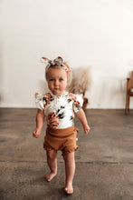 Load image into Gallery viewer, Rosebud Short Sleeve Bodysuit- Organic Baby Clothing