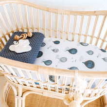 Load image into Gallery viewer, Cloud Chaser- Fitted Bassinet Sheet/ Change Pad Cover