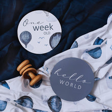 Load image into Gallery viewer, Cloud Chaser &amp; Indigo Reversible Milestone Cards