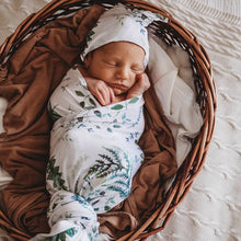 Load image into Gallery viewer, Enchanted Jersey Wrap &amp; Beanie Set