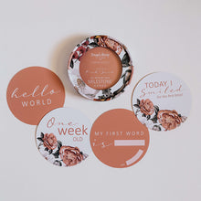 Load image into Gallery viewer, Florence &amp; Pink Sand Reversible Milestone Cards