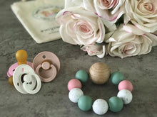 Load image into Gallery viewer, SLB Round Beech Wood Teether