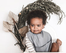 Load image into Gallery viewer, Grey Waterproof Snuggle Bib