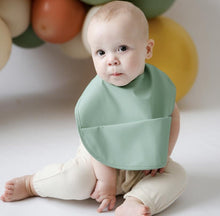Load image into Gallery viewer, Sage Waterproof Snuggle Bib