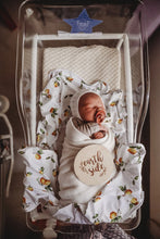 Load image into Gallery viewer, Lemon Jersey Wrap &amp; Beanie Set