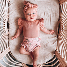 Load image into Gallery viewer, Rose Short Sleeve Bodysuit- Organic Baby Clothing