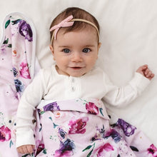 Load image into Gallery viewer, Rose Pink Petite Velvet Bow Headband