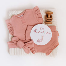 Load image into Gallery viewer, Rose High Waist Bloomers- Organic Baby Clothing