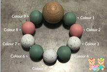 Load image into Gallery viewer, SLB Round Beech Wood Teether
