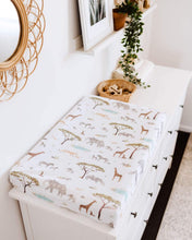 Load image into Gallery viewer, Safari- Fitted Bassinet Sheet/ Change Pad Cover