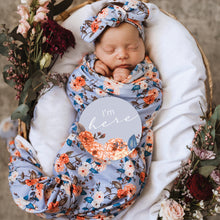 Load image into Gallery viewer, Vintage Blossom &amp; Rose Gold Reversible Milestone Cards