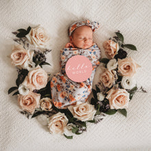 Load image into Gallery viewer, Vintage Blossom &amp; Rose Gold Reversible Milestone Cards