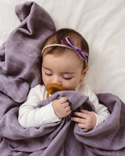 Load image into Gallery viewer, Violet Petite Velvet Bow Headband