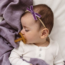 Load image into Gallery viewer, Violet Petite Velvet Bow Headband