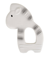 Load image into Gallery viewer, Flat Rubber Zebra Zoo Teether- Tikiri