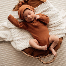 Load image into Gallery viewer, Biscuit Long Sleeve Bodysuit- Organic Clothing