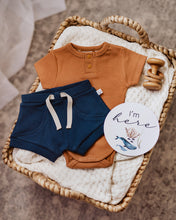 Load image into Gallery viewer, Chestnut Short Sleeve Bodysuit- Organic Baby Clothing