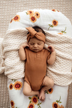 Load image into Gallery viewer, Chestnut Short Sleeve Bodysuit- Organic Baby Clothing
