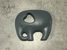 Load image into Gallery viewer, Dim Grey Elephant Silicone Teether