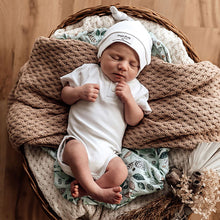 Load image into Gallery viewer, Milk Short Sleeve Bodysuit- Organic Baby Clothing