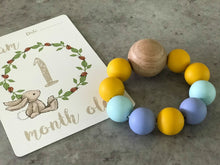 Load image into Gallery viewer, SLB Round Beech Wood Teether