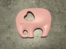Load image into Gallery viewer, Pastel Pink Elephant Silicone Teether