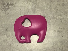 Load image into Gallery viewer, Hot Pink Elephant Silicone Teether