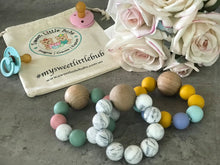 Load image into Gallery viewer, SLB Round Beech Wood Teether