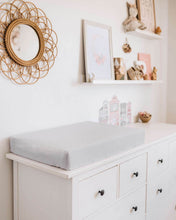 Load image into Gallery viewer, Stone- Fitted Bassinet Sheet/ Change Pad Cover