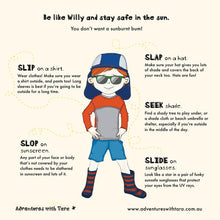 Load image into Gallery viewer, The Adventures of Willy and his Sunburnt Bum!- Tara Pavlovic-Shepherdson