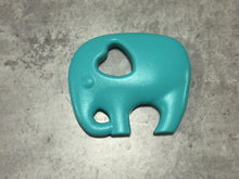 Load image into Gallery viewer, Turquoise Elephant Silicone Teether